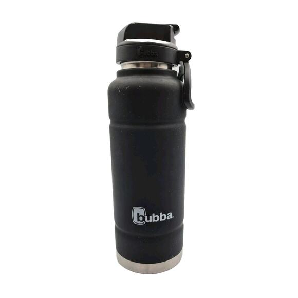 Bubba Trailblazer Stainless Steel Water Bottle 32oz Straw Push Button Lid Handle - Picture 1 of 9